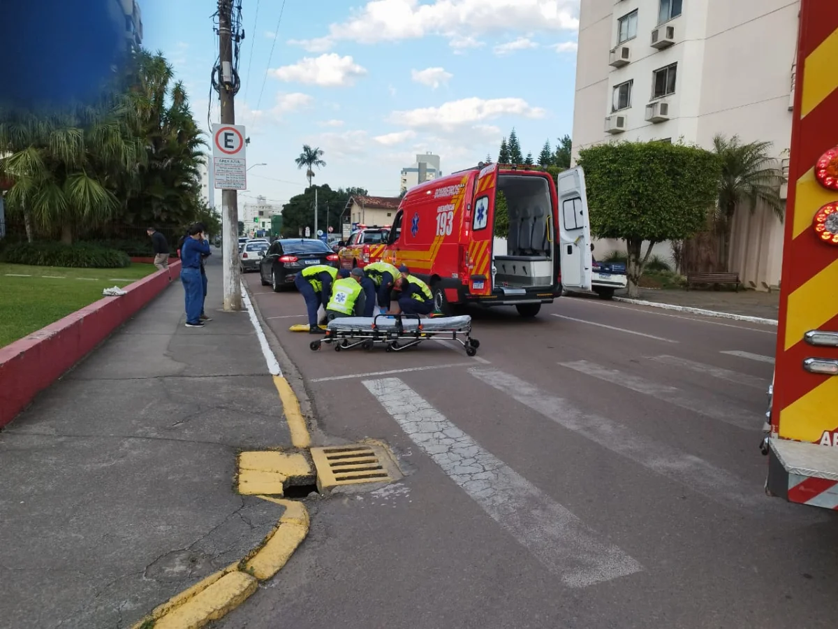 Homem é atropelado enquanto atravessava faixa de pedestres em Rio do Sul
