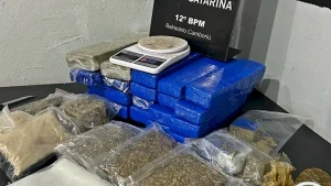 Mais de 16 kg de drogas são apreendidos em ação da PM em Camboriú
