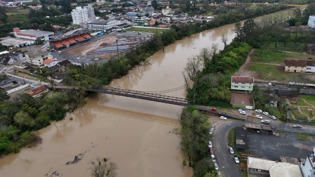 Defesa Civil de Rio do Sul descarta risco de enchente neste momento