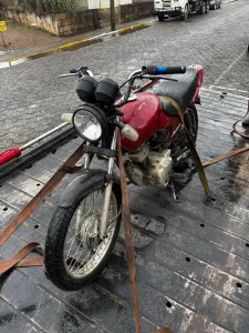Moto com registro de furto é recuperada em Rio do Sul