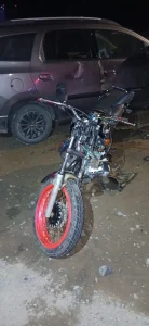 Motociclista fica ferido em acidente na SC-110, em Rodeio