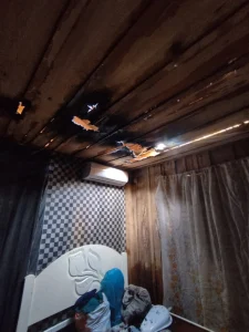 Cômodo de casa pega fogo no interior de Rio do Oeste