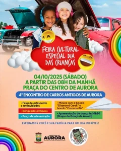 Feira Cultural do Dia das Crianças promete movimentar a Praça de Aurora