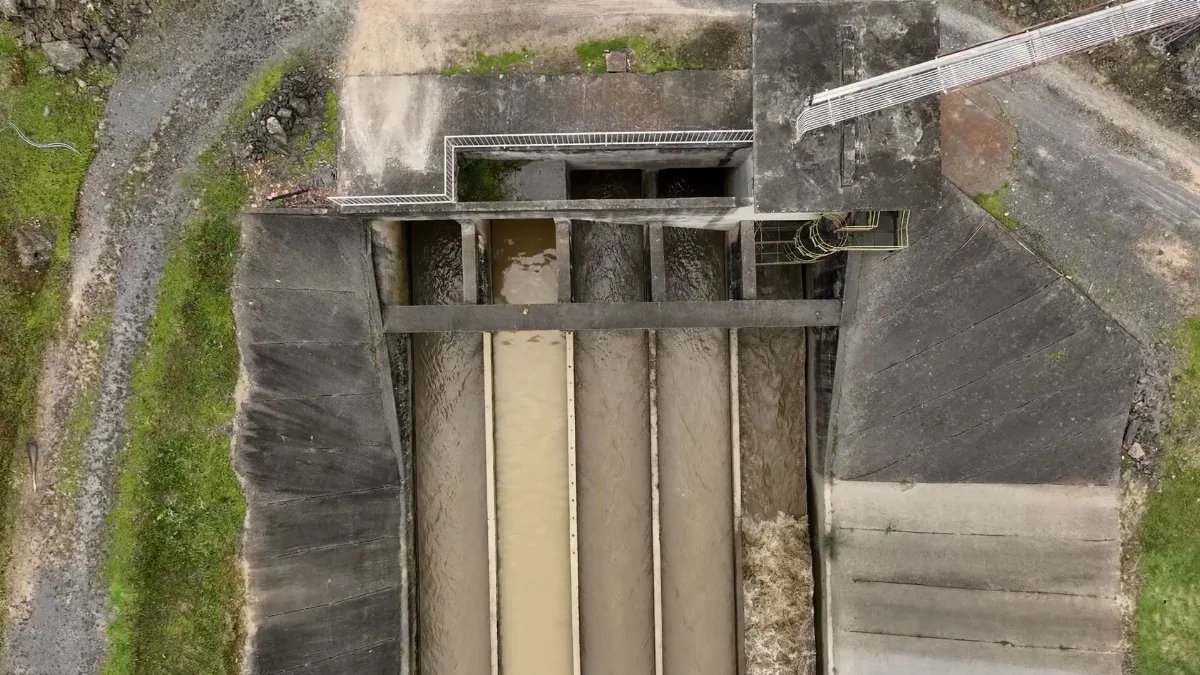 Reforma da barragem de Ituporanga