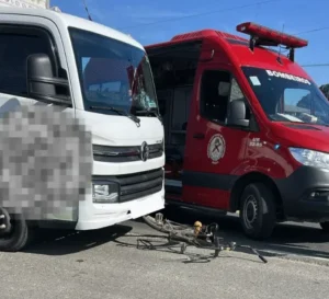 Policial militar aposentado está na UTI após sofrer acidente na BR-470, em Ascurra