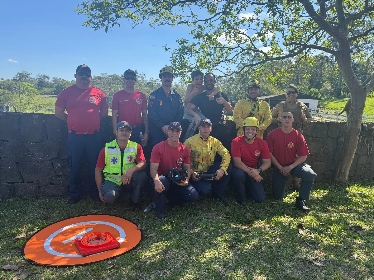 Criança Com Autismo é Encontrada Com Ajuda De Drone Dos Bombeiros Em Criciúma (2)