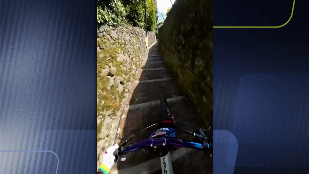 Lucas Borba segue maratona de competições de downhill urbano