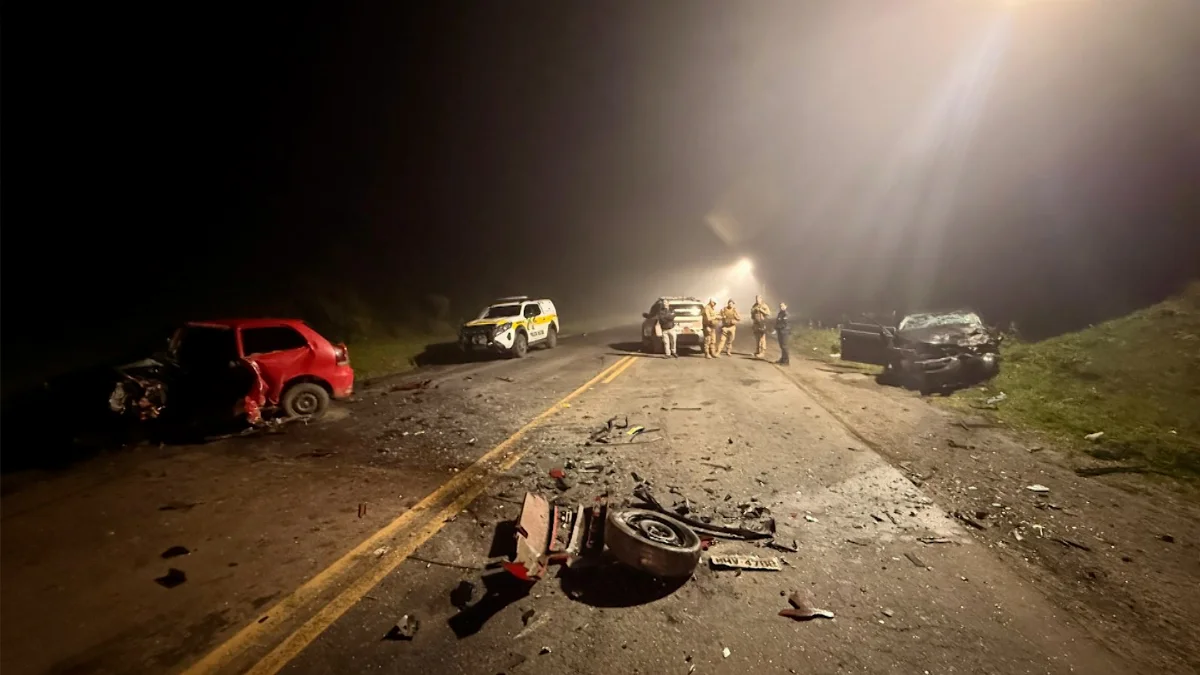 Jovem de 19 anos morre e outros três ficam feridos na SC-350