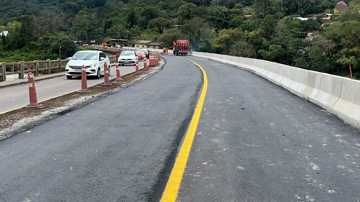 Fim do Pare-e-Siga na ponte entre Ibirama e Apiúna