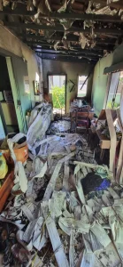 Incêndio em residência do bairro Fundo Canoas mobiliza os bombeiros, em Rio do Sul