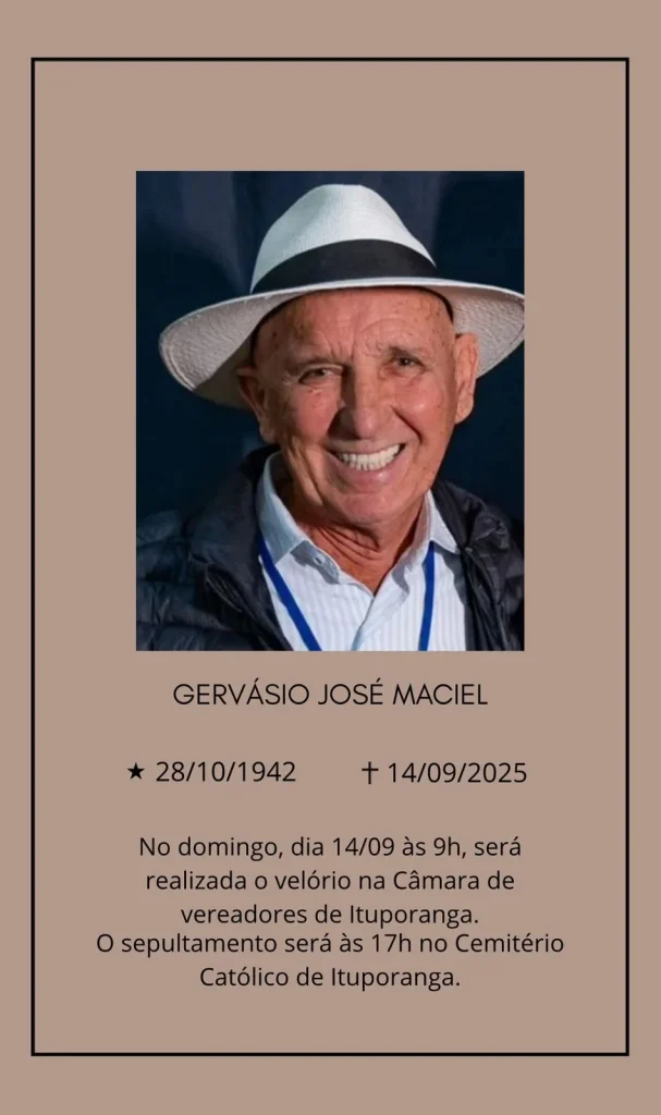 Morre Gervásio Maciel, empresário e ex-prefeito de Ituporanga