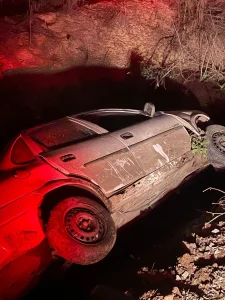 Casal fica ferido após saída da pista em Pouso Redondo