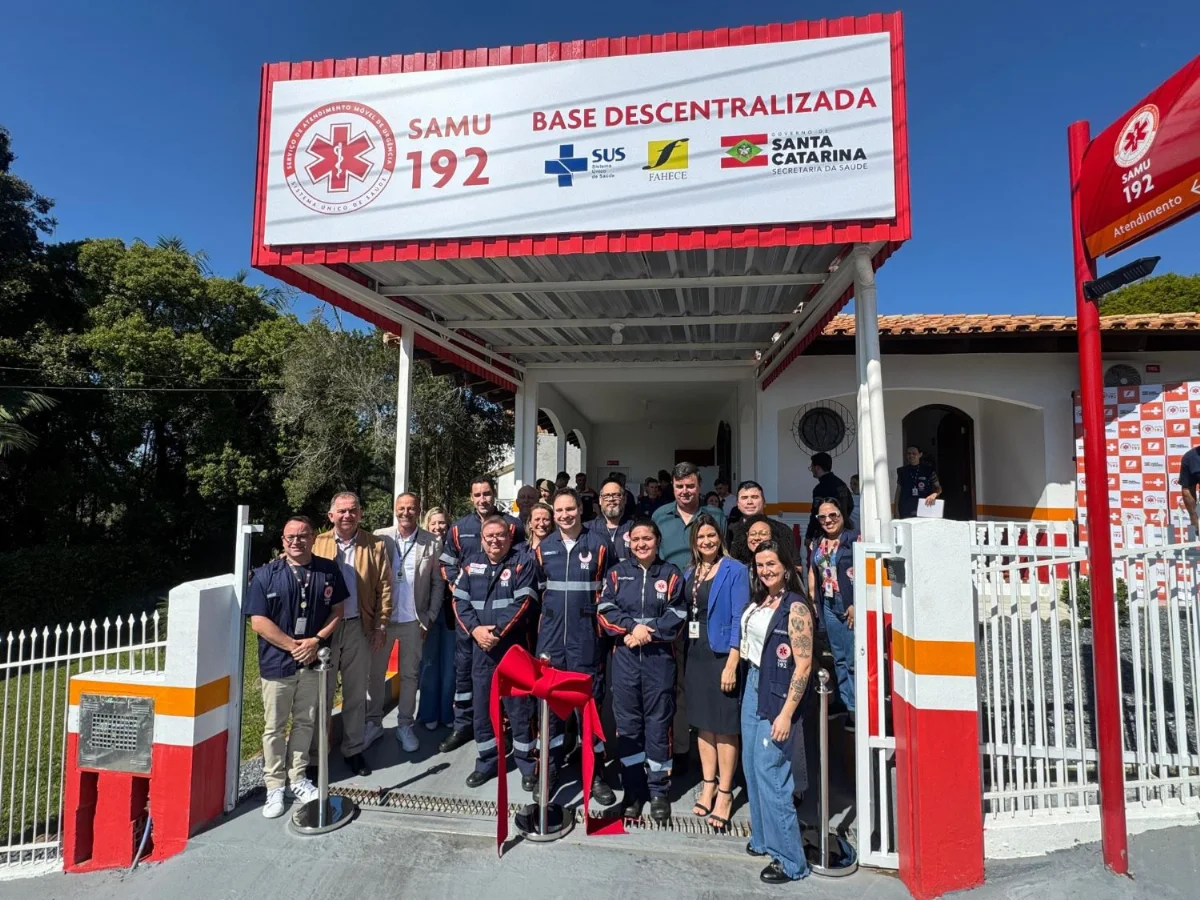 Samu inaugura nova base da Unidade de Suporte Avançado em Rio do Sul