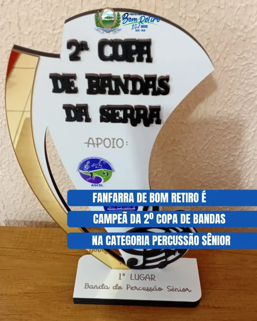 🏆🎶 Fanfarra De Bom Retiro é Campeã Da 2ª Copa De Bandas Da Serra! 🎉É Com Muita Alegria E Orgu (1)