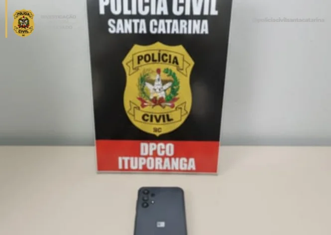 Polícia Civil recupera aparelho celular furtado em Ituporanga