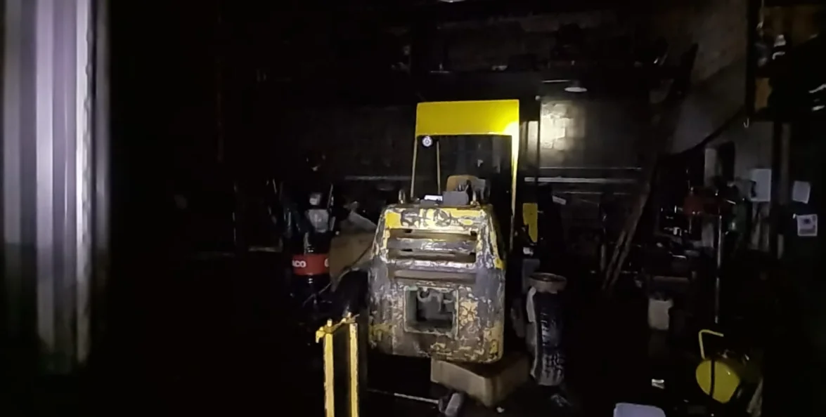 Incêndio atinge oficina mecânica em Ibirama; moradores conseguiram conter as chamas