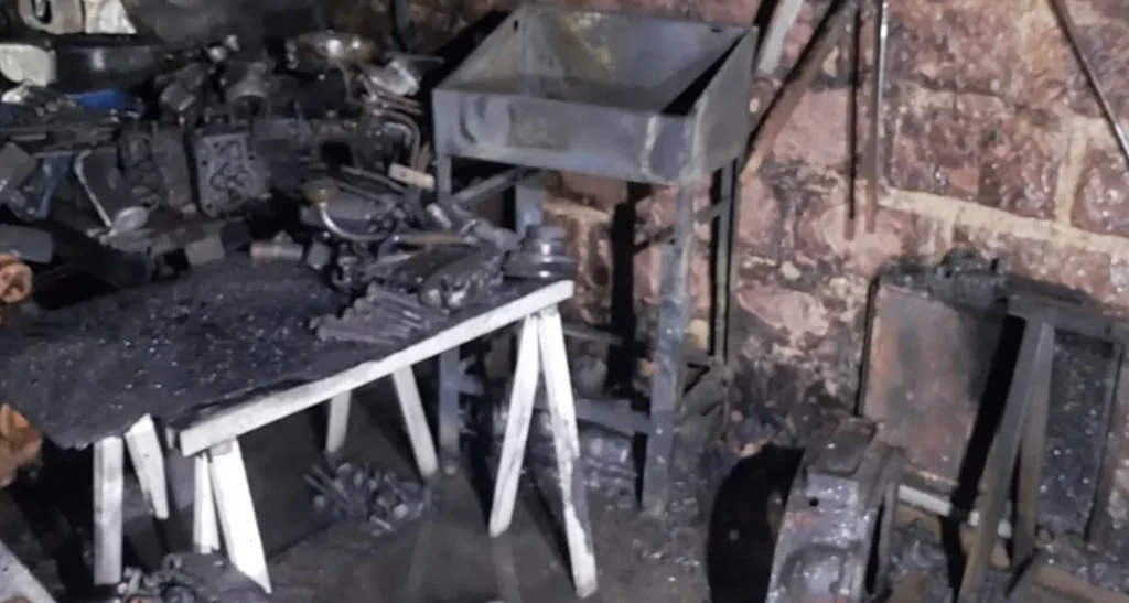 Incêndio atinge oficina mecânica em Ibirama; moradores conseguiram conter as chamas