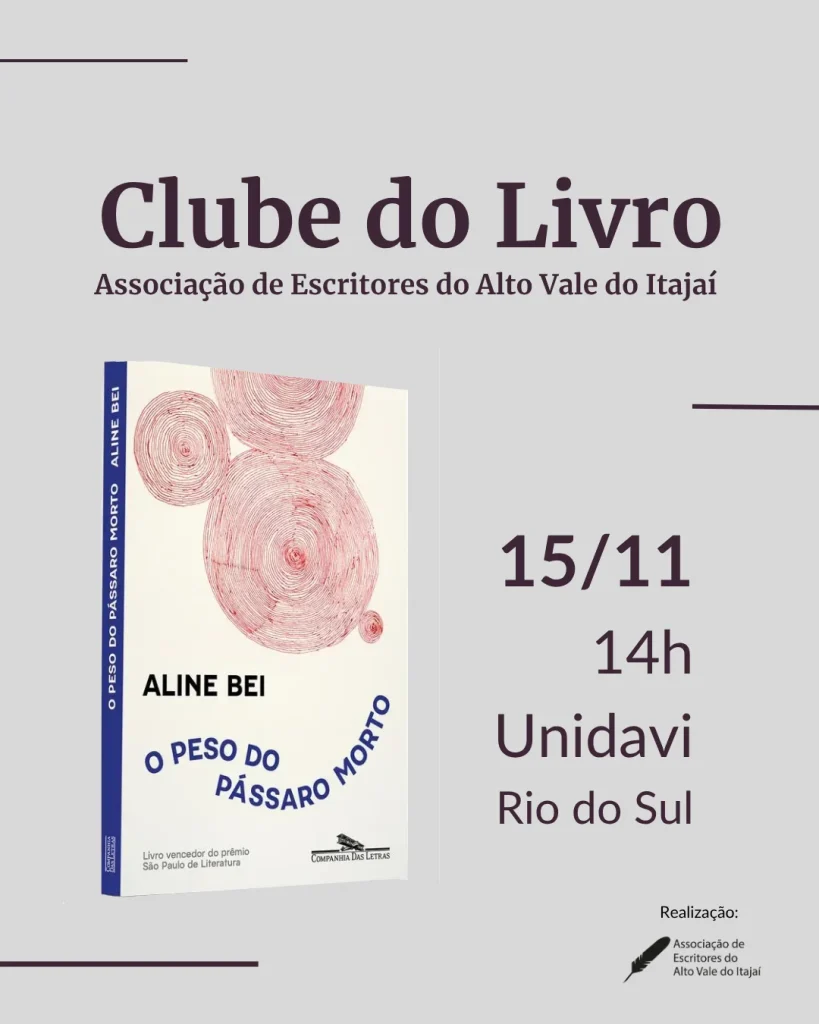 Cópia De Clube Do Livro O Peso Do Pássaro Feed 2 (2)