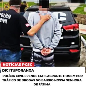 Homem é preso em flagrante por tráfico de drogas em Ituporanga