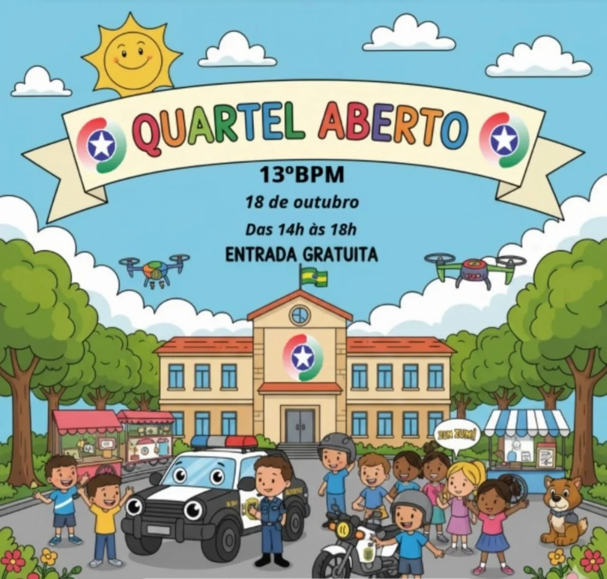 “Quartel Aberto”: PM realiza evento para a comunidade neste sábado, em Rio do Sul
