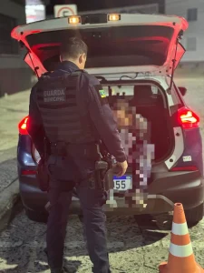 Guarda Municipal prende homem após invasão de residência em Rio do Sul