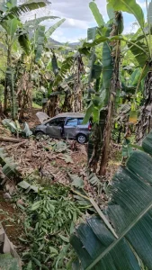 Criança fica gravemente ferida em capotamento em Indaial