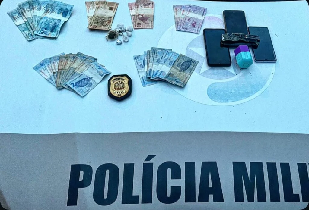 Três pessoas são presas em flagrante por tráfico de drogas e associação, em José Boiteux