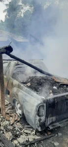 Incêndio destrói rancho e veículos em Ibirama