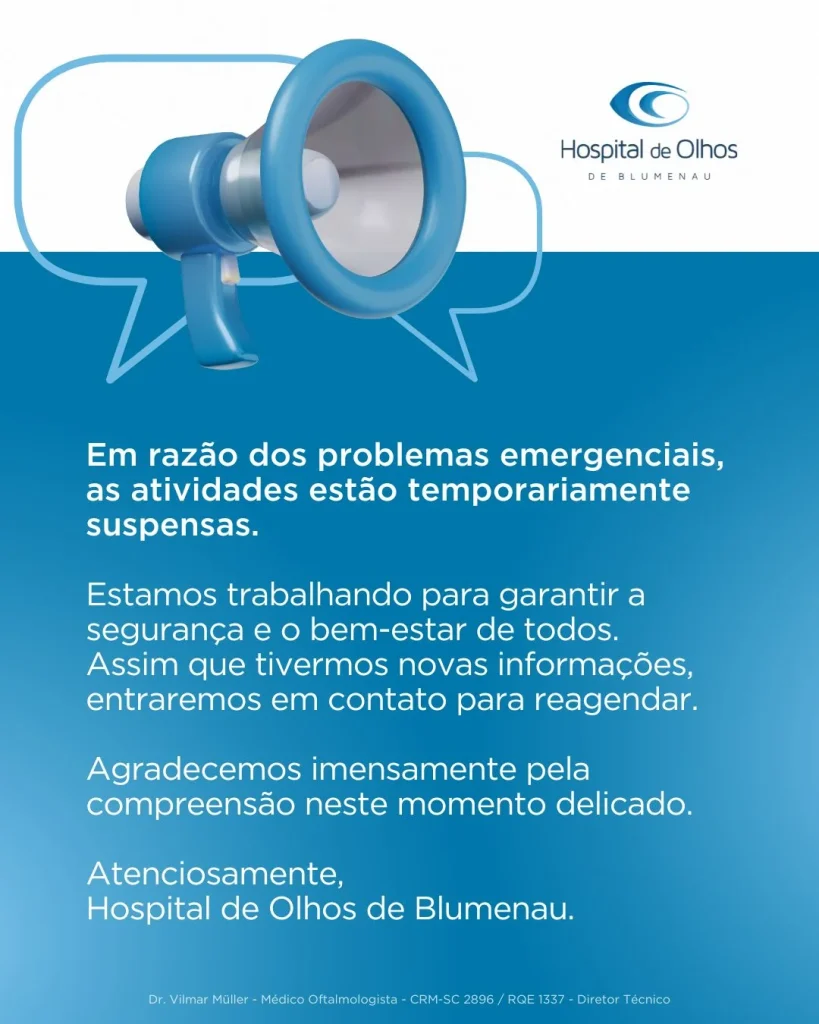 Na Manhã Desta Quarta Feira (5), Parte Da Obra De Ampliação Do Hospital De Olhos De Blumenau Des