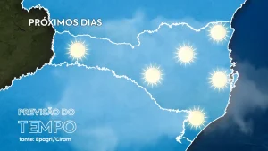 Os detalhes da frente fria que passa por Santa Catarina nesta sexta-feira e o clima no fim de semana