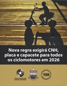 Novas regras para ciclomotores e veículos elétricos passam a valer em 2026