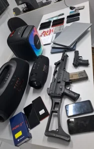 Operação conjunta em Lontras resulta na prisão de nove pessoas e recuperação de produtos furtados