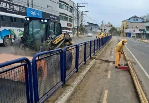 Limpeza de ruas será realizada neste sábado (15) no Centro de Rio do Sul