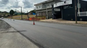 Repavimentação da Estrada Blumenau é concluída em Rio do Sul