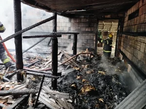 Incêndio destrói estufa de fumo em Chapadão do Lageado