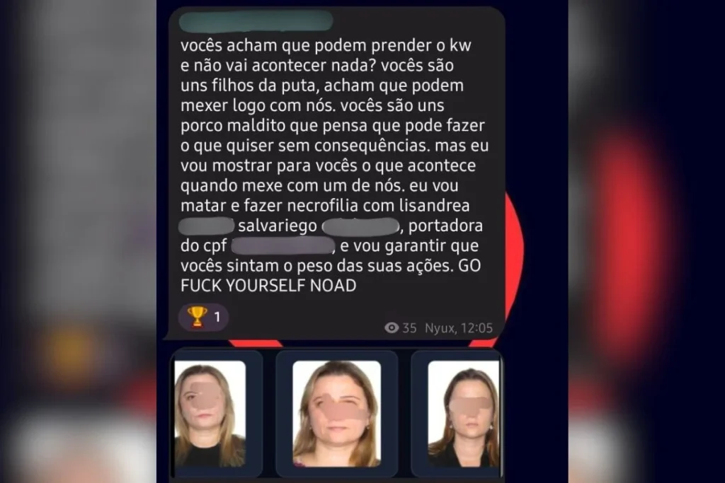 Ameacas Delegada Lisandrea Salvariego 1