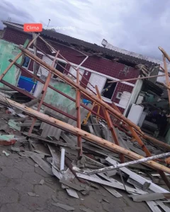 Microexplosão atinge Laguna e provoca danos pontuais no município do Sul do estado