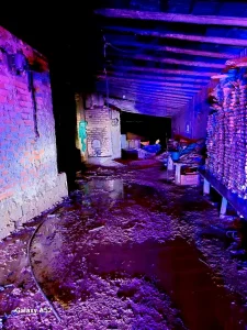 Incêndio destrói rancho e estufa em Apiúna; bombeiros usam 4 mil litros de água no combate