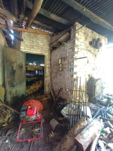 Incêndio destrói estufa de secagem de fumo em Pouso Redondo