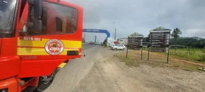 Colisão entre carro e bicicleta deixa ciclista gravemente ferido na SC-114, em Taió