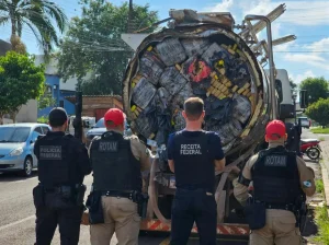 Polícia Federal apreende 6 toneladas de maconha em um caminhão no oeste catarinense