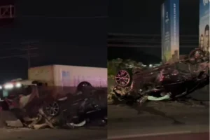 Jovem furta carro, perde controle e causa morte de caminhoneiro na BR-101