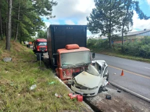 Motorista morre em grave acidente na SC-350 em Lebon Régis