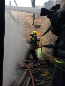 Bombeiros militares de Ituporanga já combateram 18 incêndios em estufas de fumo nesta safra