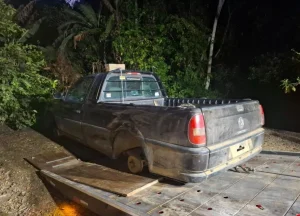 Veículo furtado em Dona Emma é recuperado desmanchado em José Boiteux