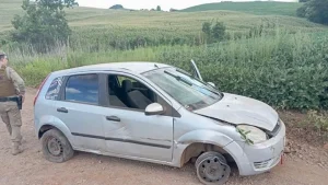 Veículo furtado é recuperado com a apoio da Rede Rural de Segurança