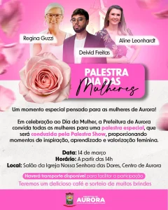 Aurora promove palestra especial em comemoração ao Dia da Mulher