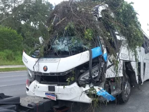 Identificadas as quatro vítimas que morreram em acidente com ônibus em Agronômica