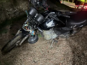 Motociclista fica ferido em colisão na SC-340, em Presidente Getúlio