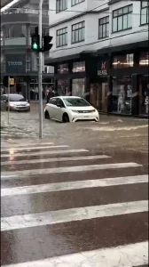 Centro de Rio do Sul volta a sofrer com alagamentos